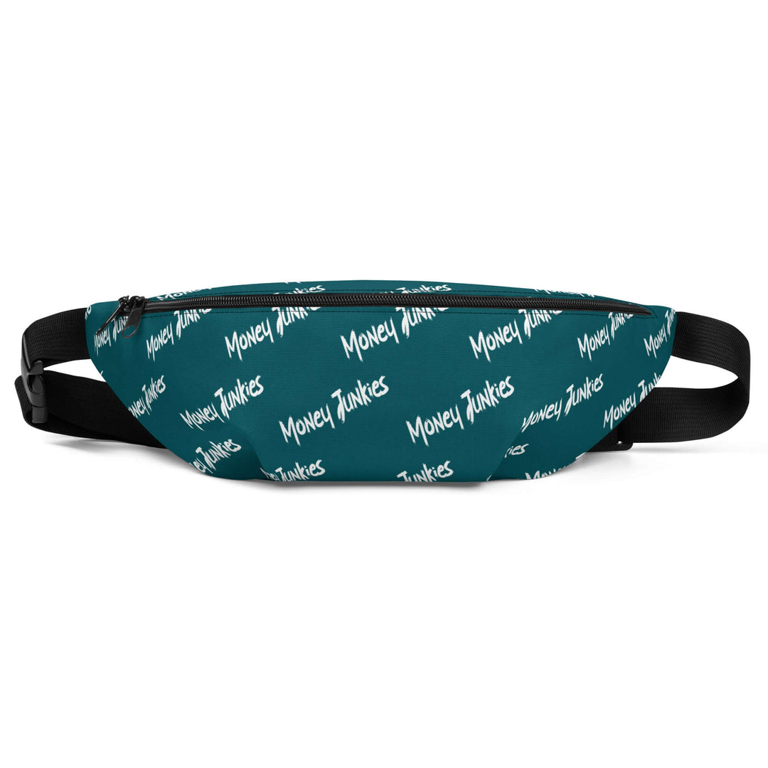 Money Junkies Teal Belt Bag